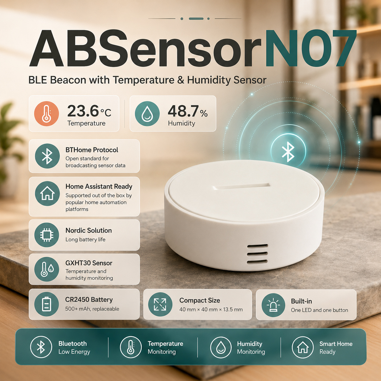 Temperature and Humidity sensor ABSensor N07 - Image 7